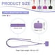 thumbnail image 2 of Lanyard para teléfono inteligente Uxcell, lanyard universal para teléfono celular, correa ajustable para teléfono cruzado en púrpura y rosa, 2 of 7