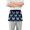 Blue White Butterflies, variant on Monkeys on Branches with Flowers Server Apron with 3 Pockets Waterproof Waitress Waist Short Apron for Man Woman 12 Inches