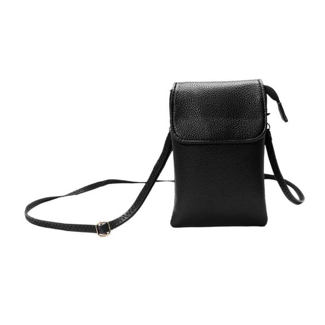 Bolso bandolera Yuyangstore de moda portátil negro 13 cm x 20 cm