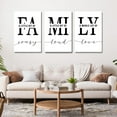 thumbnail image 4 of Home Family Wall Art for Living Room Dining Room Wall Decor Inspirational Quotes Poster A Little Bit of Crazy Print,Family Quotes, Family Sign, Living Romm Wall Art,Family Print Canvas 12"x16", 4 of 6