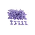thumbnail image 2 of ziyahi 50 Pieces Cute Satin BOW Ribbon Applique Embellishments Light Purple, 2 of 8