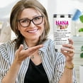 thumbnail image 2 of Best Nana Gifts From Grandson Funny Travel Tumbler Gifts for Nana From Granddaughter Christmas Birthday Presents From Grandchildren -20oz White Nana Water Cup With Straw and Lip, 2 of 6