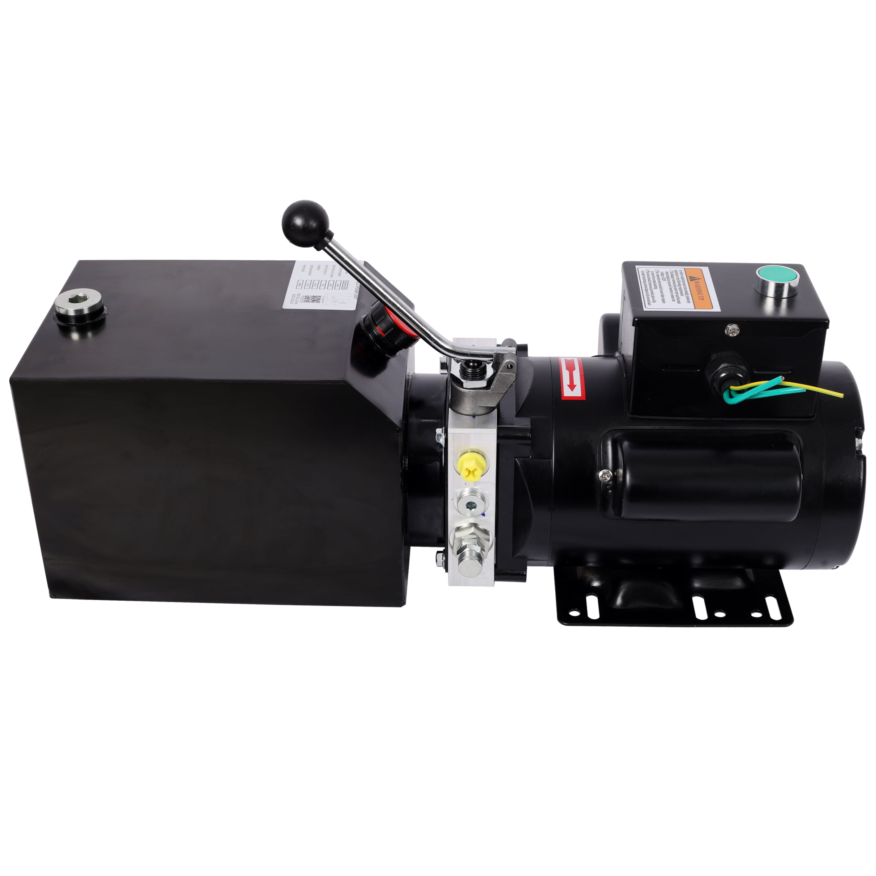 220V Hydraulic Power Unit, 3 HP, 2950 PSI, Single-Acting, Heavy-Duty, Dump Trailer Use