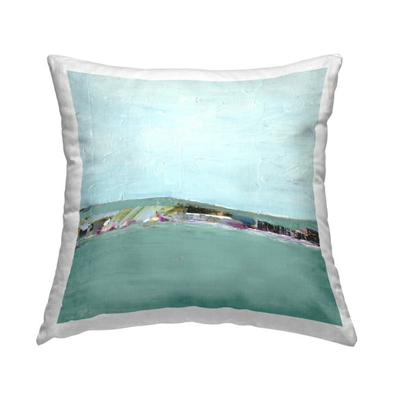 Stupell Industries Abstract Ocean Island Decorative Printed Throw Pillow Design by Ethan Harper .