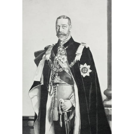1936 Replica Sky King - George V 1865 To 1936 Full Name George Frederick Ernest Albert King Of The United Kingdom And The British Dominions And Emperor Of India From The Book Buckingham Palace Its Furniture Decoration And Hi