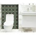 thumbnail image 3 of 6" X 6" Agean Blue and Green Peel and Stick Tiles, 3 of 9