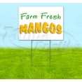 thumbnail image 1 of Farm Fresh Mangos (18" x 24") Yard Sign, Includes Metal Step Stake, 1 of 6