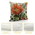 thumbnail image 4 of Jiayy Floral Throw Pillow Covers 18x18 Colourful Flowers Butterfly &amp; Dragonfly Decorative Pillow Covers for Spring Decor, 4 of 5