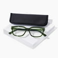 thumbnail image 6 of Jonas Paul Eyewear Blue Light Glasses Green Crystal, Magnifying Acrylic Lens, Unisex, 6 of 10