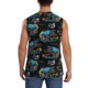 thumbnail image 4 of Balery Cool Off-Road Vehicle Camisetas sin mangas para hombre, absorbe la humedad y protege contra el mal olor.-3X-Large, 4 of 7