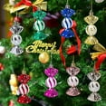 thumbnail image 5 of 6 Pcs Christmas Tree Hanging Candy Ornaments Xmas Candy Cane Peppermint Tree Decorations Shatterproof Xmas Candies Ornaments for Christmas Tree Home Party Supplies Christmas Decorations, 5 of 8