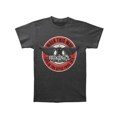 - Aerosmith Men's Walk This Way T-shirt Heather Dark