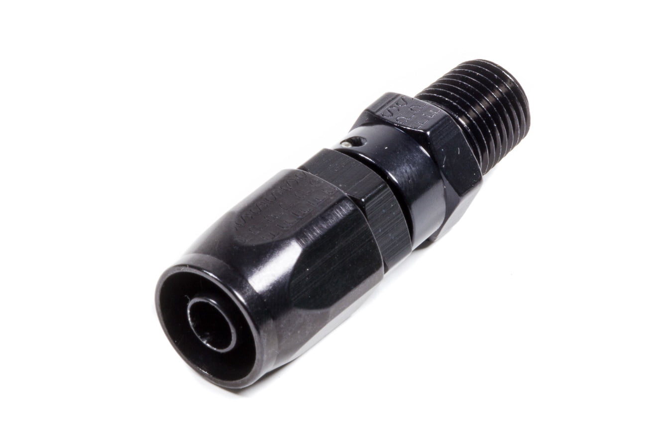 Fragola #6 Str. x 1/4 MPT Hose End Black