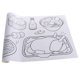 thumbnail image 3 of Pósteres para colorear de 30 x 300 cm, rollo de papel adhesivo para pintar, para niños y niñas. Comida, 3 of 9