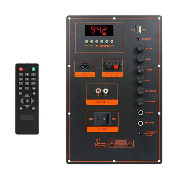 100W High Power -Bluetooth Amplifier Board Trolley Speaker Outdoor Audio Amp Module Mono Stereo Amp