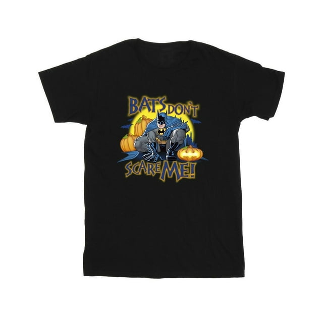 DC Comics Mens Batman Bats Don't Scare Me T-Shirt