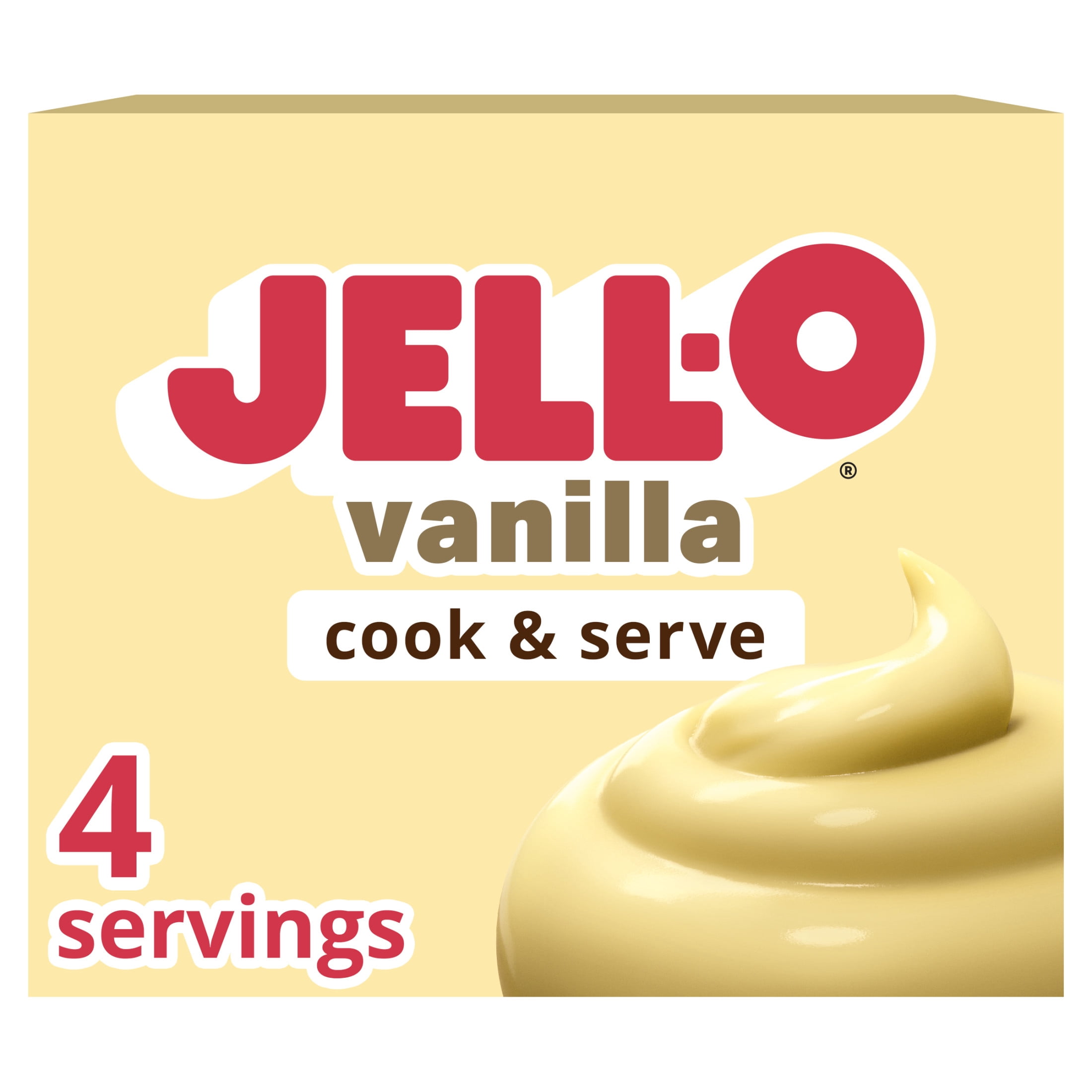 (7 pack) Jell-O Cook & Serve Vanilla Pudding & Pie Filling Mix, 3 oz Box