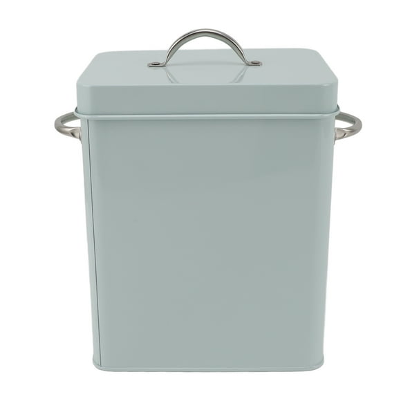 Contenedor de Detergente Para Ropa de 1,5 kg, Caja de Almacenamiento de Metal Con Cuchara, Almacenamiento Moderno de Granja, Organización Versátil para Suministros de Lavandería
