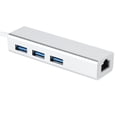 thumbnail image 4 of Adaptador USB 3.0 A Ethernet Con HUB De 3 Puertos, Transmisión Estable 2 En 1 Tipo C 3.1 Red Gigabit Multifunción Para Controlador De Juegos ANGGREK Otros, 4 of 8