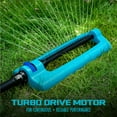 thumbnail image 5 of Aqua Joe Oscillating Metal Lawn Sprinkler, Adjustable Spray, 4,400 Sq. Ft. Max Coverage, 5 of 14