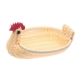 thumbnail image 3 of EXHUMKY Vintage Rattan Wicker Fruit Basket for Home Decor, Kitchen Storage, and Gift for Friends & Family, 3 of 6