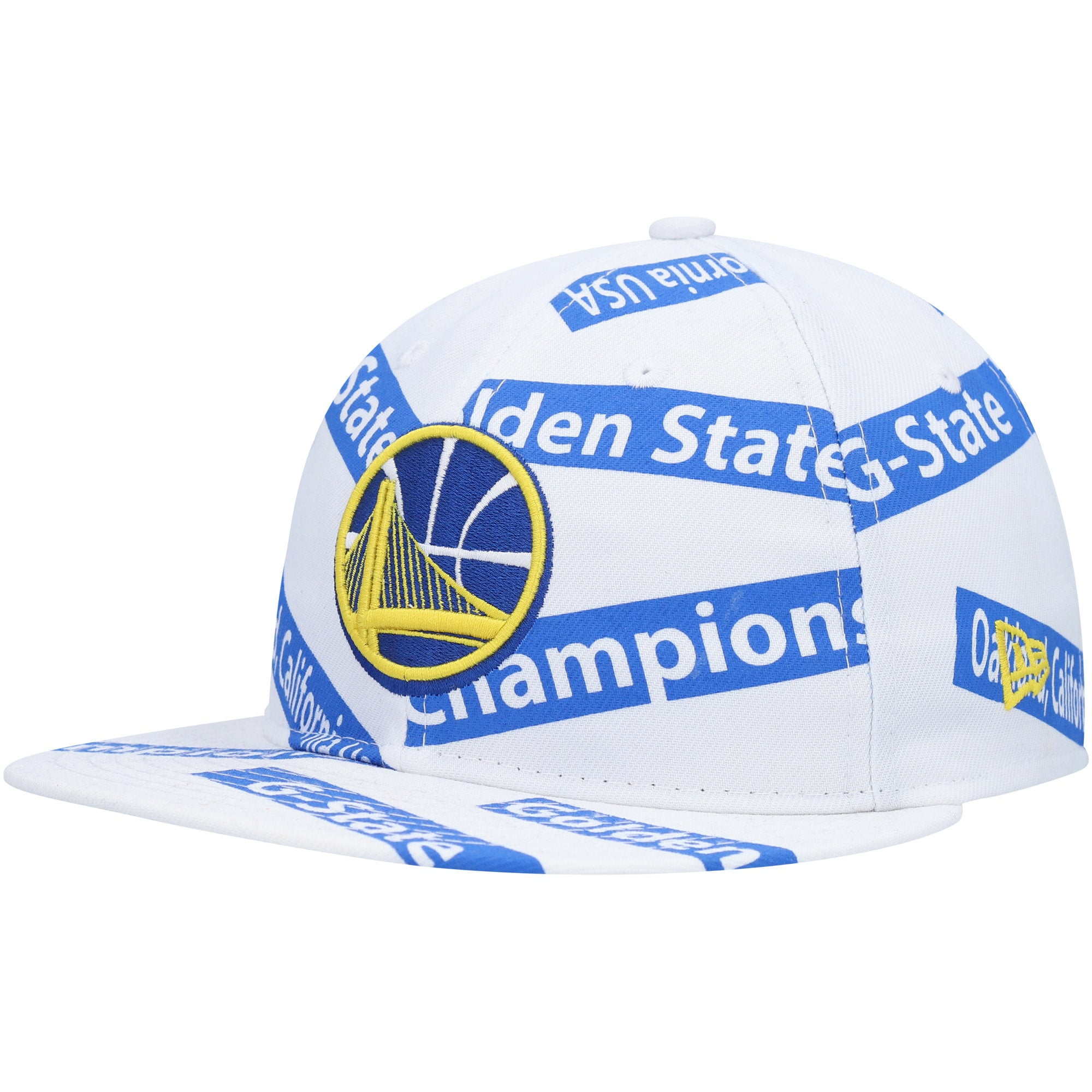Men's New Era White Golden State 