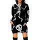 thumbnail image 1 of Sudadera con capucha Yuyangstore Vestido de sudadera negro, 1 of 4