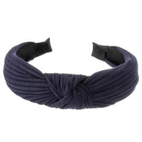 Knot Headbands for Women Girls, Knotted Headband Non Slip Fabric Headbands Knotted Wide Turban Hair Band Elastic Hair Accessories