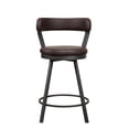 thumbnail image 3 of Topline Home Furnishings Counter Height Swiveling Chair, 3 of 4