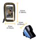 thumbnail image 3 of Wosthever Bicicleta pantalla táctil bolsa marco frente manillar bicicleta teléfono móvil funda portátil manos libres reutilizable bolsa Type2 NO2, 3 of 6