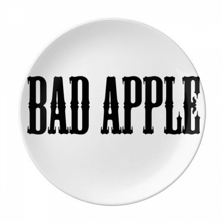 

Interesting Catchword Bad Guys Plate Decorative Porcelain Salver Tableware Dinner Dish