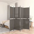 thumbnail image 1 of vidaXL 5-Panel Room Divider Anthracite 250x220 cm Fabric, 1 of 5