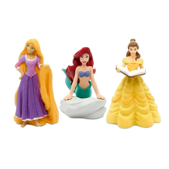 Tonies Disney Princess Audio Character 3 Pack - ENGLISH - Contains Little Mermaid, Belle, Tangled