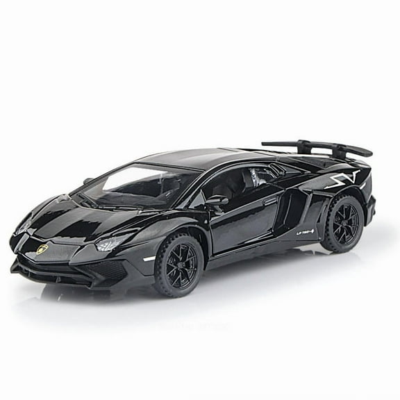 1:32  Lambor LP750-4 Cars Toys Models Alloy Pull Back Police Car Light Sound Miniature Supercars Boys Birthday Gifts