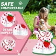 thumbnail image 4 of GASTROPOD Dog Dresses for Small Dogs Girl,Polyester Printed Everyday Dress Small Dog Costume,Exquisite Details with Strawberry Dog Costume,Pink,Xxxl, 4 of 7