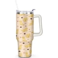 thumbnail image 2 of Golden Retriever Gifts for Women, Golden Retriever Tumbler 40 Oz Tumbler with Handle and Straw, Stainless Steel Double Walled Insulated Mug Water Bottle, Cute Dog Lover Birthday Gift Idea, 2 of 6