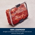 thumbnail image 3 of Rubbermaid Brilliance 10 Piece 2 Compartment Meal Prep Food Storage Containers, 2.85 Cup, 3 of 8