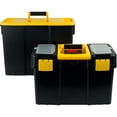 thumbnail image 3 of Stalwart Portable Tool Box with Wheels - Stackable 2-in-1 Tool Organizers, 3 of 3