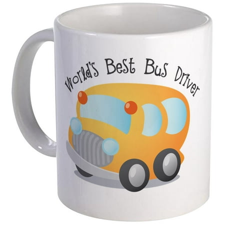 CafePress - World's Best Bus Driver Mug - Unique Coffee Mug, Coffee Cup