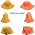 thumbnail image 3 of ORUYROP Bucket Hat for Women Men, Reversible Cotton Summer Sun Beach Fishing Cap Solid Color Style, 3 of 5