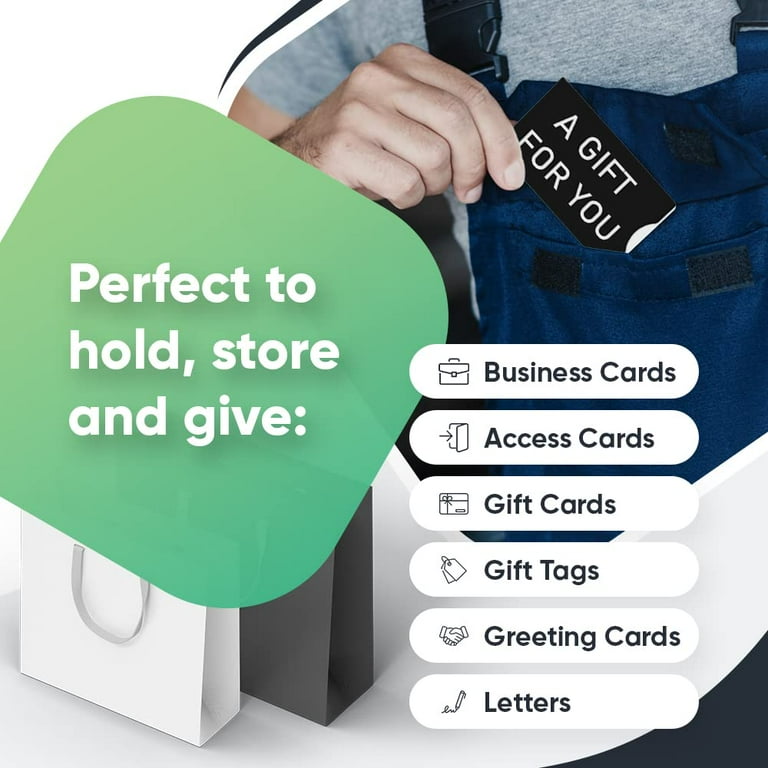 gift card sleeves bulk Swipe It Gift Card Holder Sleeves Paper 50 Pack Bulk for Christmas, Holiday, Birthday, Fathers Day, Housewarming, Wedding, Anniversary, Baby Shower,