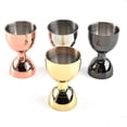 thumbnail image 3 of Aoqianlan Premium 304 Stainless Steel Cocktail Jigger: 1oz，2oz Accurate Measurements Roses of gold, 3 of 8