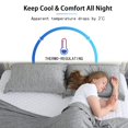 thumbnail image 3 of Fundas de almohada refrigerantes CHOSHOME Q-Max > 0.45, paquete de 2, Grey King, 3 of 7