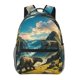 thumbnail image 1 of Disketp Valley River Dinosaur Mochila Estampada para Hombre y Mujer – Mochila Ligera Clásica con Múltiples Bolsillos para Universidad, Trabajo y Viajes-One Size, 1 of 5