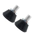 thumbnail image 1 of 2Pack Premium PU Patines Top Stopper Skate Bloque de freno Bloqueador Tapón Negro Sunnimix Topes de los pies de los patines, 1 of 8