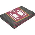 thumbnail image 6 of Alvernia University Logo Fleece Blanket, Very Soft Microfiber Flannel Blanket for Couch Warm and Cozy for All Seasons, 6 of 6