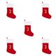 thumbnail image 3 of Ounissouiy Regalo de calcetín de Papá Noel de tela roja - Medias festivas para la decoración de Navidad Unique Creates Large Red J Type2 NO2, 3 of 6