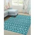 thumbnail image 2 of Rugs.com Moroccan Trellis Collection Rug – 8' x 10' Turquoise Medium Rug Perfect For Living Rooms, Large Dining Rooms, Open Floorplans, 2 of 7