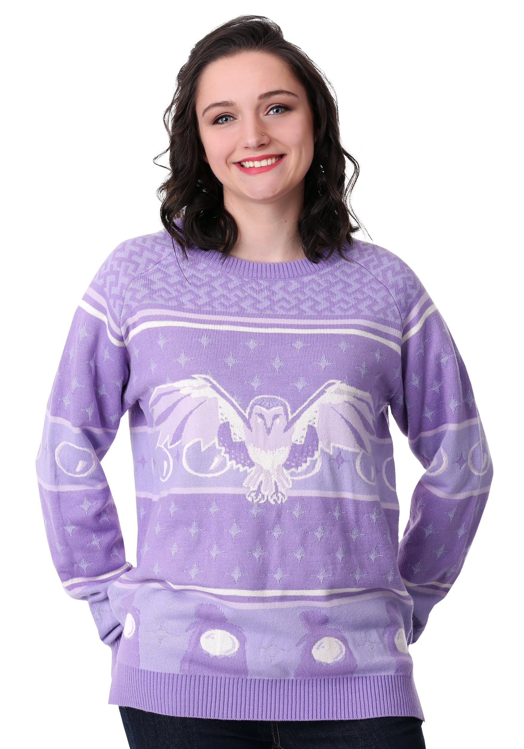 JINF Pullover Tops-Women's O Neck Elk Snowflake-Sweater Christmas Xmas Pullover Sweater Knit Tops Blouse 