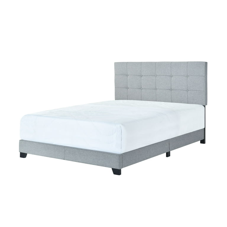 Crown mark florence store gray panel bed